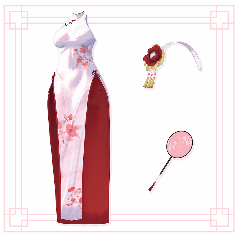 【VRChat】China Dress by goLdentakasan